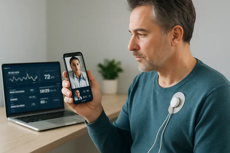 Kontinuierliche Überwachung und Unterstützung durch Telemedizin